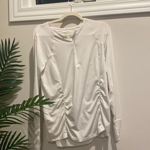 White Pacifica half zip